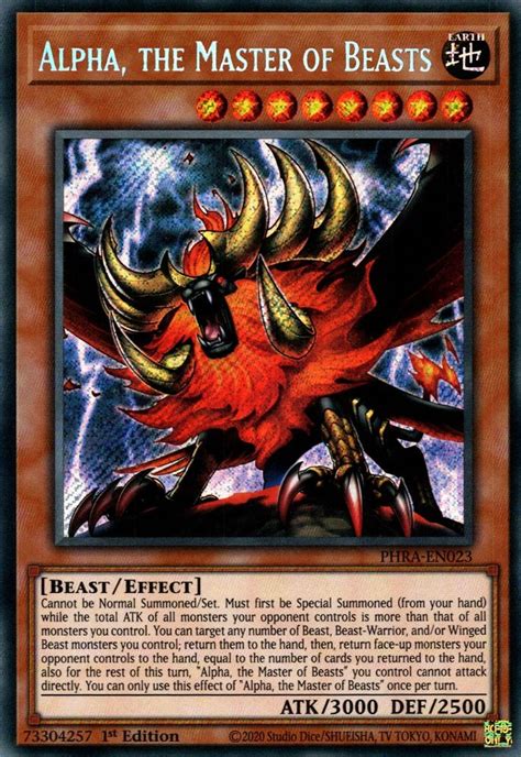 bestia alata yu gi oh lv 1|Alpha, the Master of Beasts .